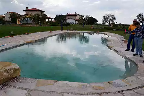 Piscina design bio sgretolamento superficie 